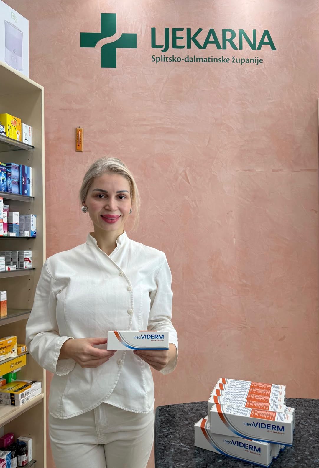 Jelena Ćutuk Vuković, magistra farmacije i voditeljica SDŽ Spinut ljekarne